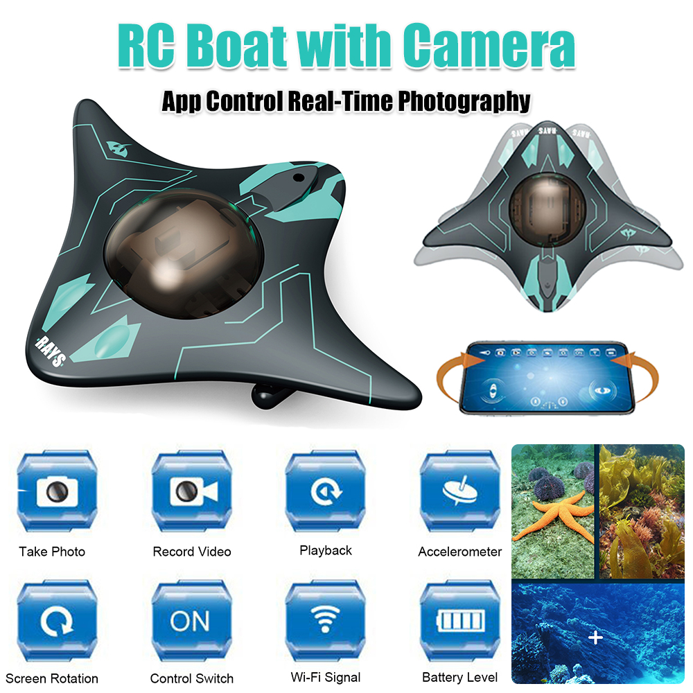 RC Boat with Camera App Contro - Drone Camera Waterproof recension och pris