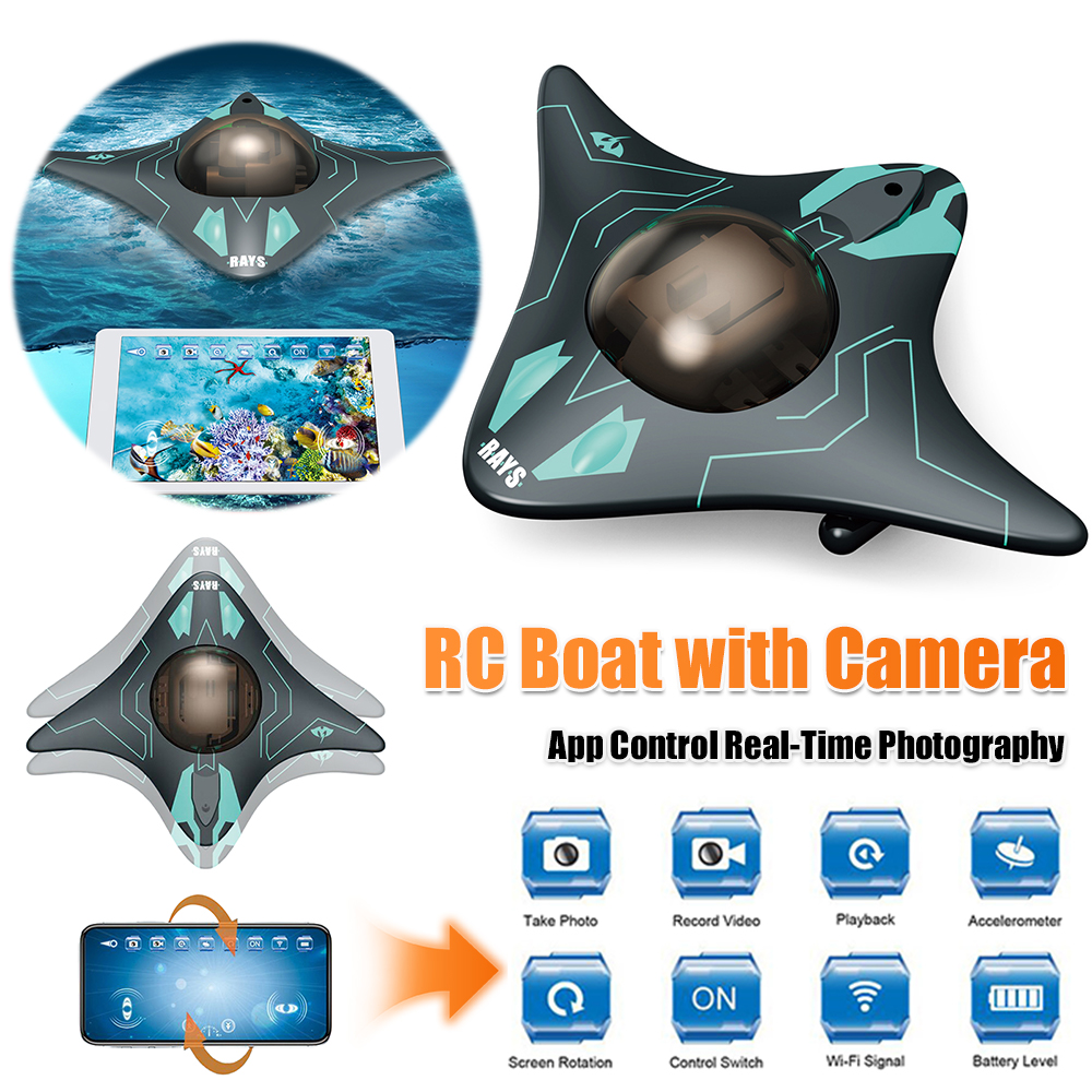 RC Boat with Camera App Contro - Drone Camera Waterproof recension och pris