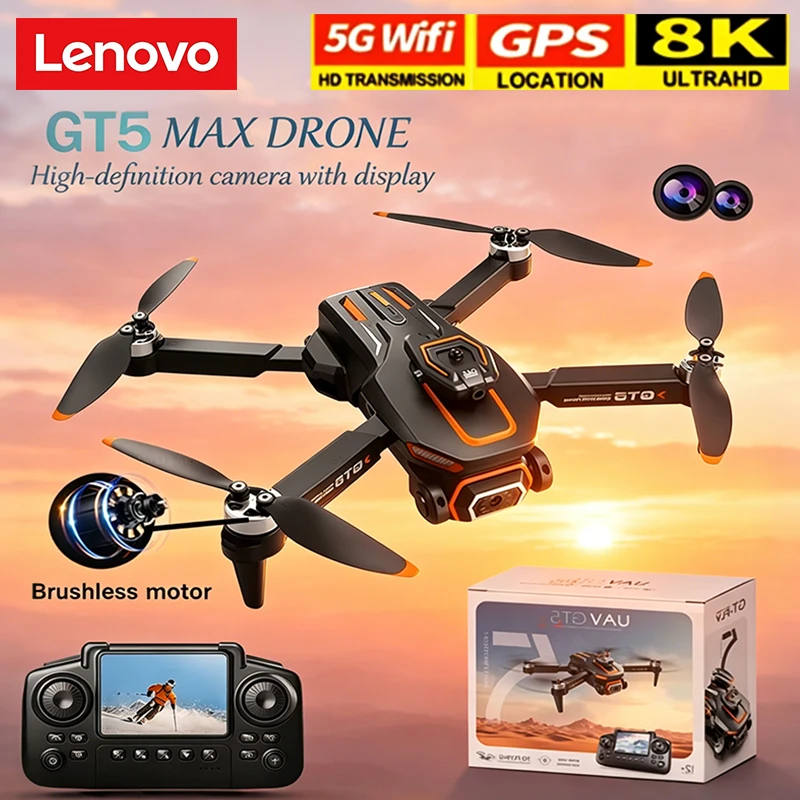 Lenovo GT5 8K HD Optical Flow  - Drone Camera Wide Angle recension och pris