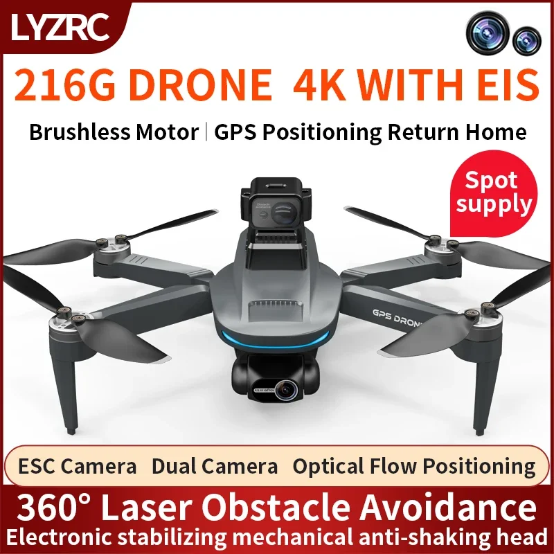 L200 PRO MAX Drone 4K 2-Axis P - Drone Camera Wide Angle recension och pris