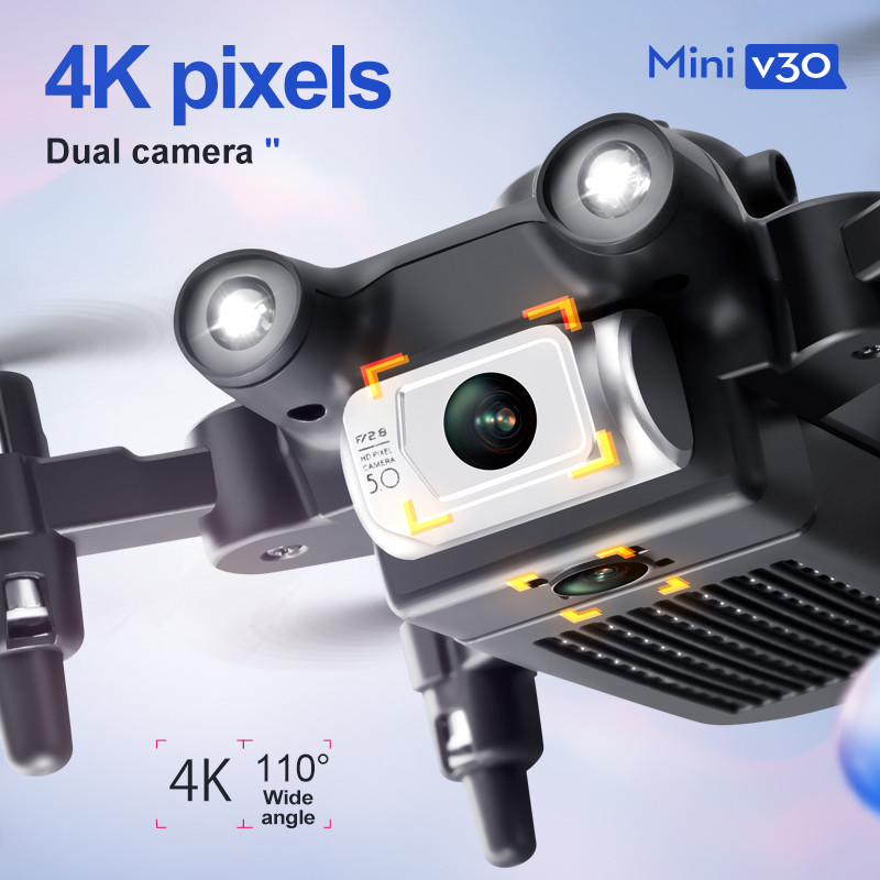 Mini V30 WiFi FPV Drone With 4 - Drone Camera Wide Angle recension och pris