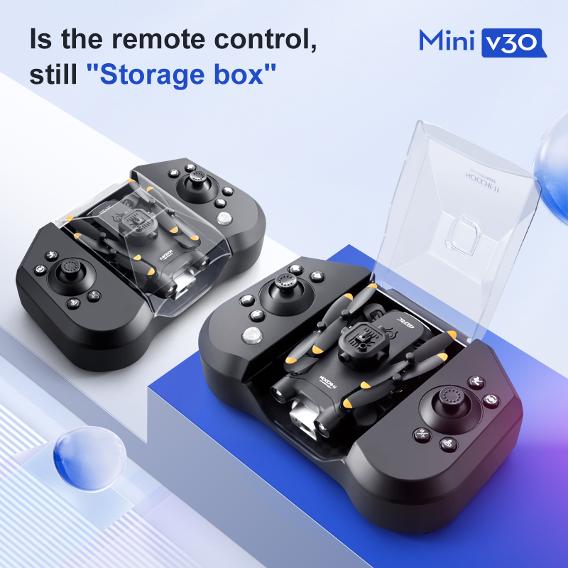 Mini V30 WiFi FPV Drone With 4 - Drone Camera Wide Angle recension och pris