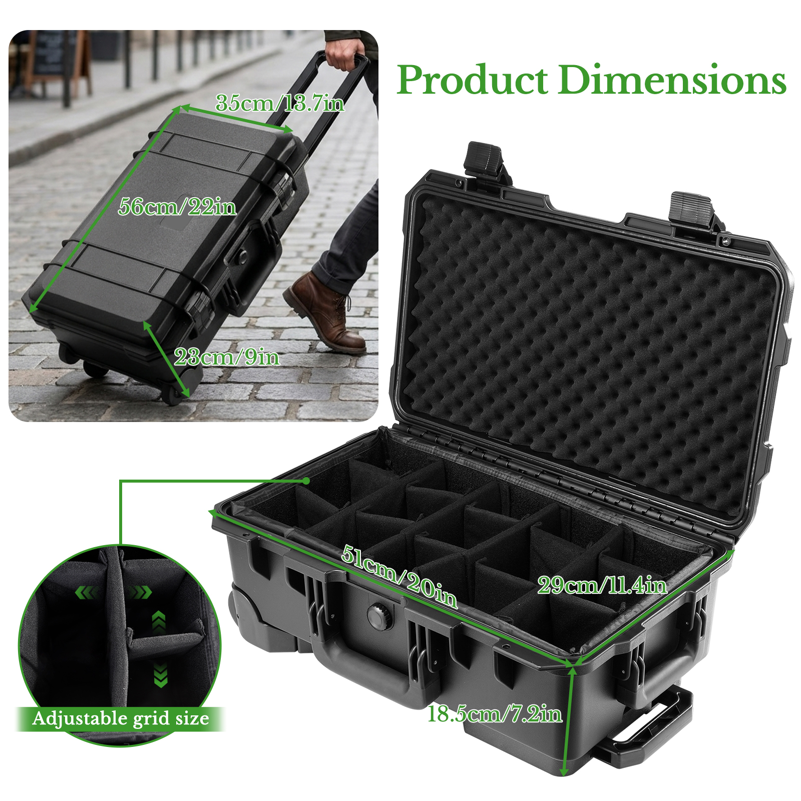Professional Large Hard Rollin - Drone Camera Waterproof recension och pris