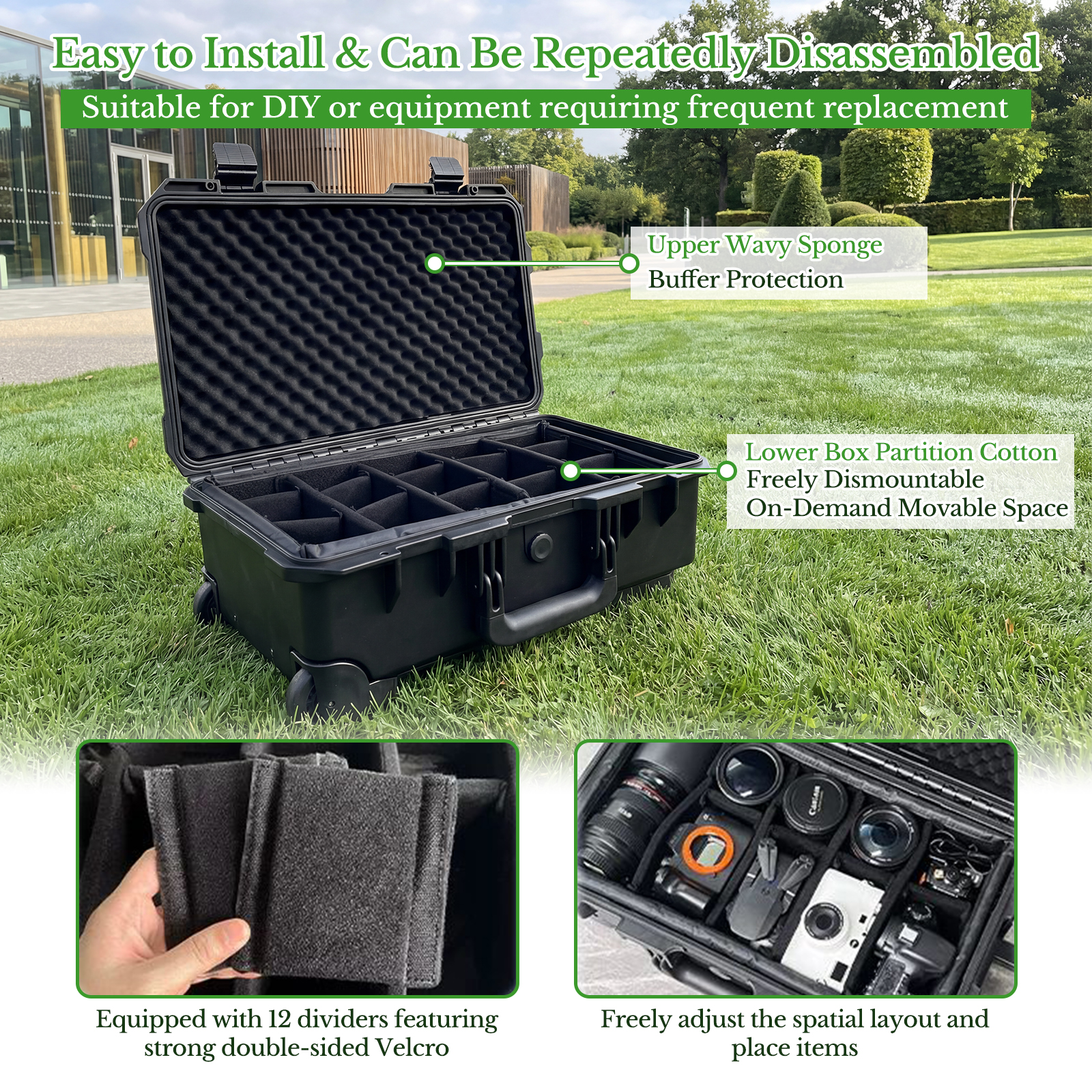 Professional Large Hard Rollin - Drone Camera Waterproof recension och pris