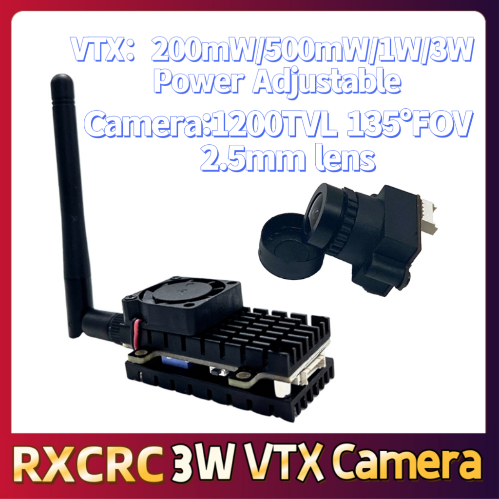 RXCRC 5.8G 3W Video VTX transm - Drone Camera Lens recension och pris
