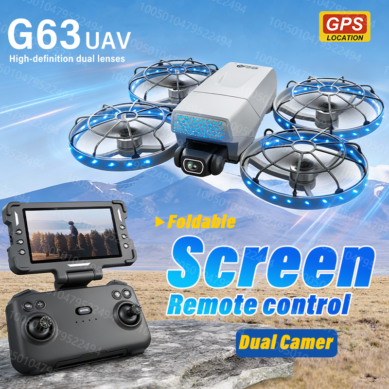 New G63 RC Drone 8K 5G 2.4G GP - Drone Camera Vlog recension och pris