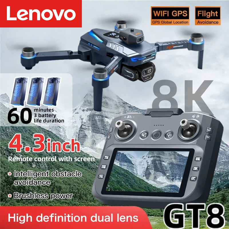 Lenovo GT8 Drone 8K Profession - Drone Camera Thermal recension och pris