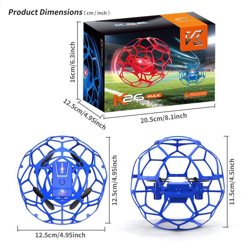K26 MINI Air Soccer Competitiv - Drone Camera Case recension och pris
