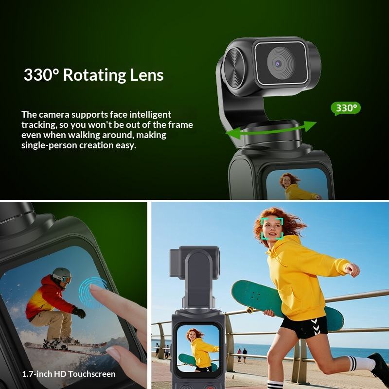 4K Ultra One-tap WiFi Pocket G - Drone Camera Stabilized recension och pris