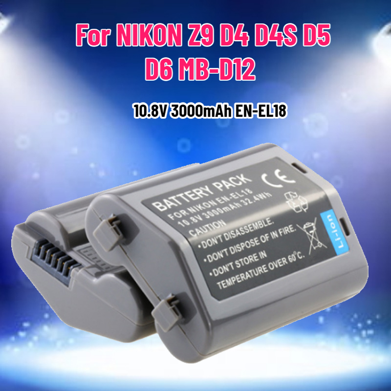 10.8V 3000mAh EN-EL18 EN-EL18A - Drone Camera Action recension och pris