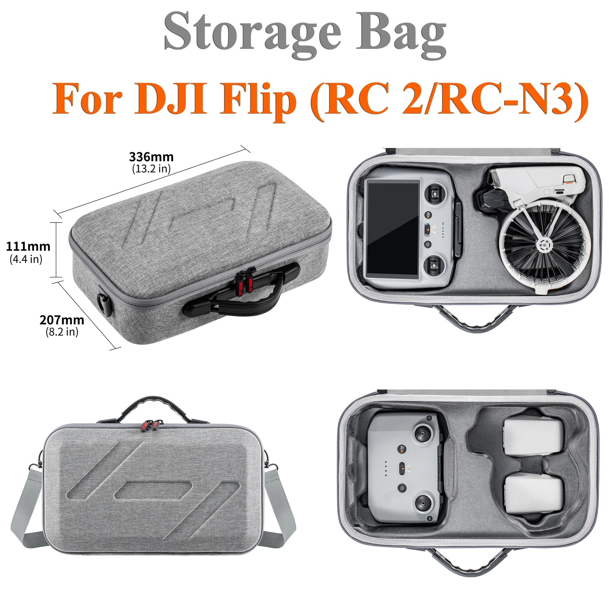 Carrying Case For DJI Flip All - Drone Camera Vlog recension och pris