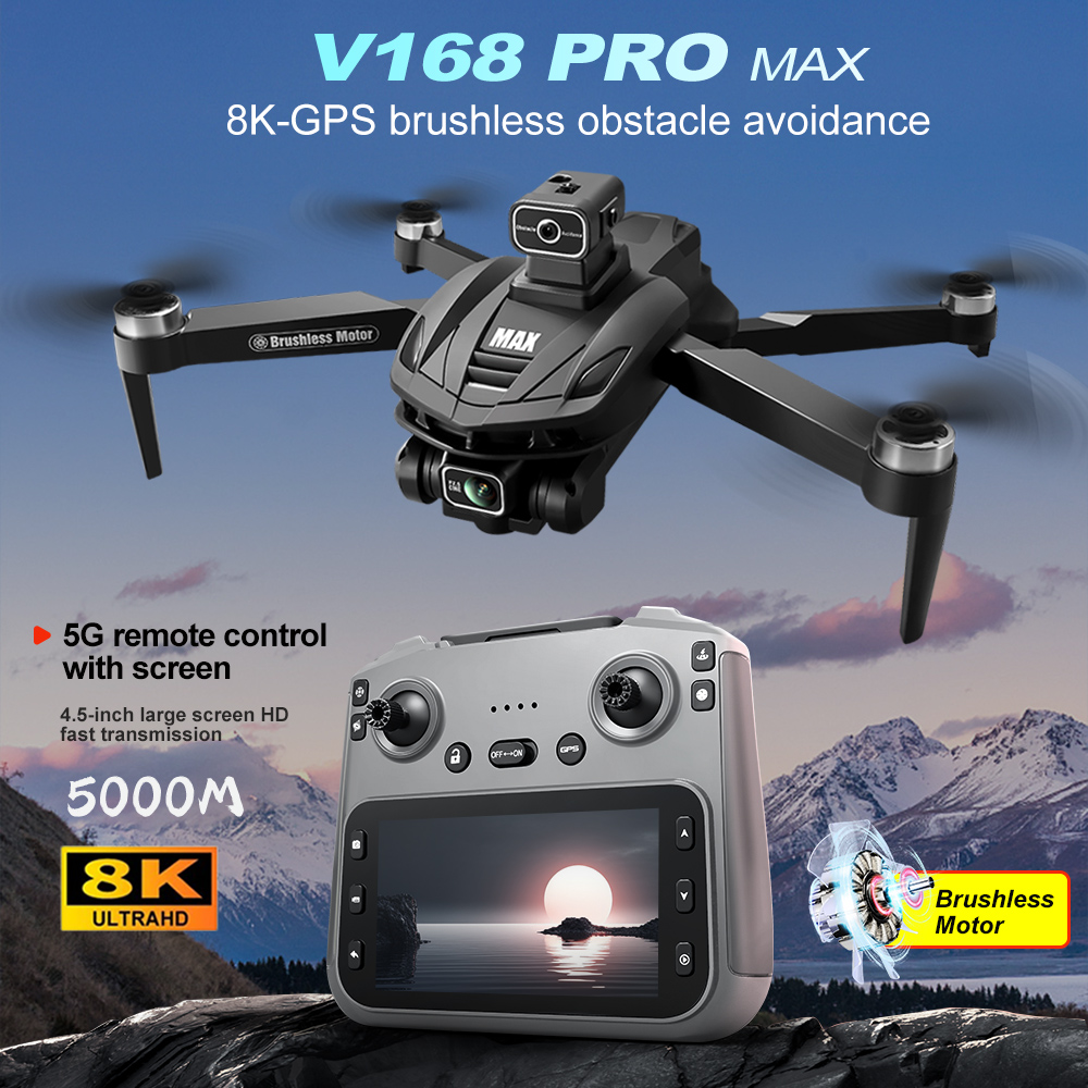 V168 PRO Max GPS Drone 8K Prof - Drone Camera 4K recension och pris