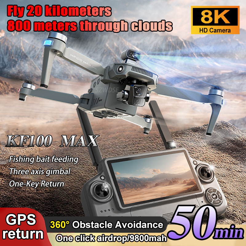SJRC KF100 MAX 8K UHD Photo HD - Drone Camera Professional recension och pris