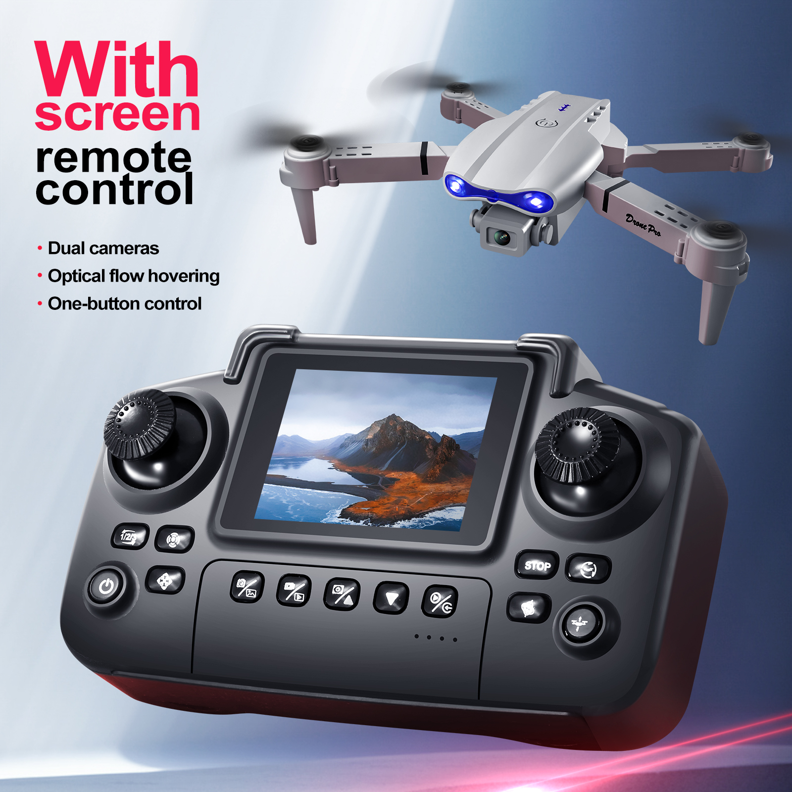 2025 New E88 E99 Upgraded Dron - Drone Camera 4K recension och pris