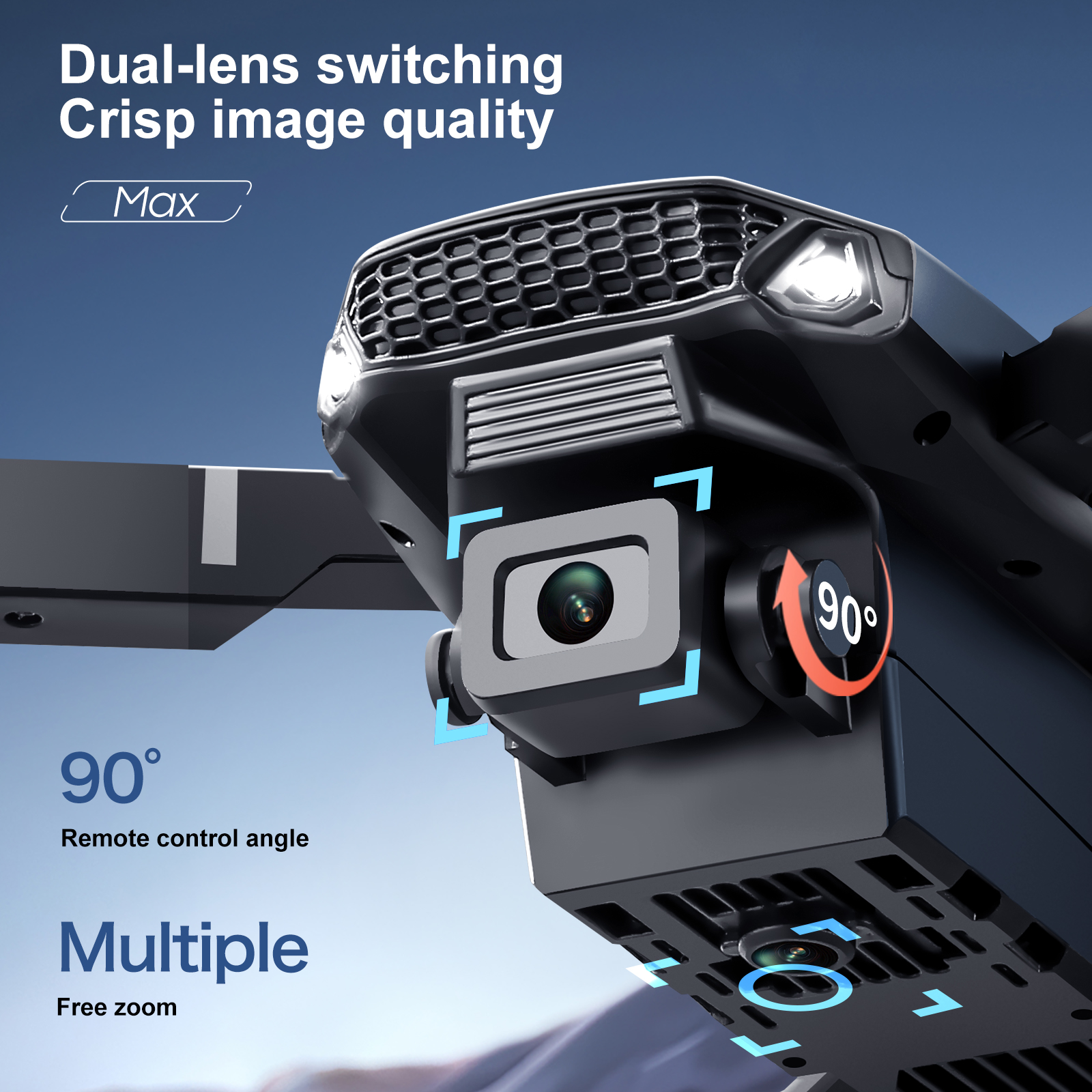 2025 New E88 E99 Upgraded Dron - Drone Camera 4K recension och pris