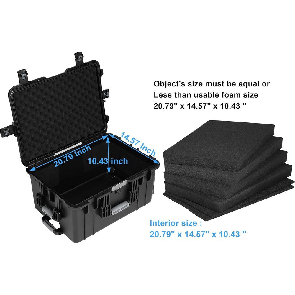 24.5 Rolling Waterproof Case w - Drone Camera Waterproof recension och pris