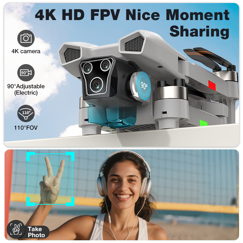 2026 Hot L017 Pro Drone Brushl - Drone Camera Wide Angle recension och pris