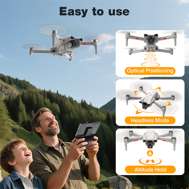 2026 Hot L017 Pro Drone Brushl - Drone Camera Wide Angle recension och pris