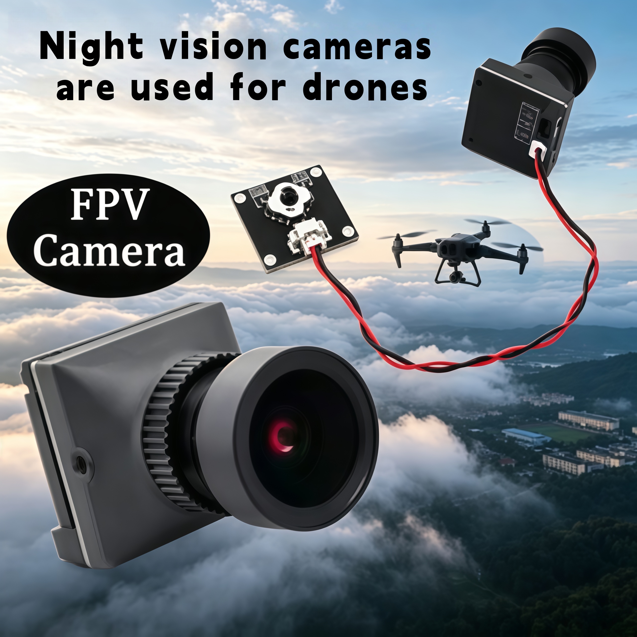 1500TVL HD CADDX Snail FPV Cam - Drone Camera Hd recension och pris