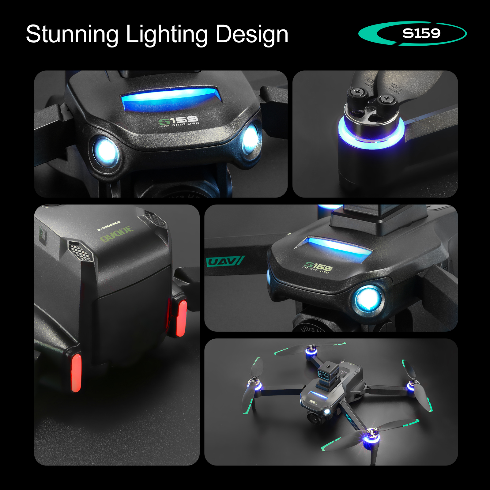 S159 GPS Drone 4K Profesional  - Drone Camera 4K recension och pris