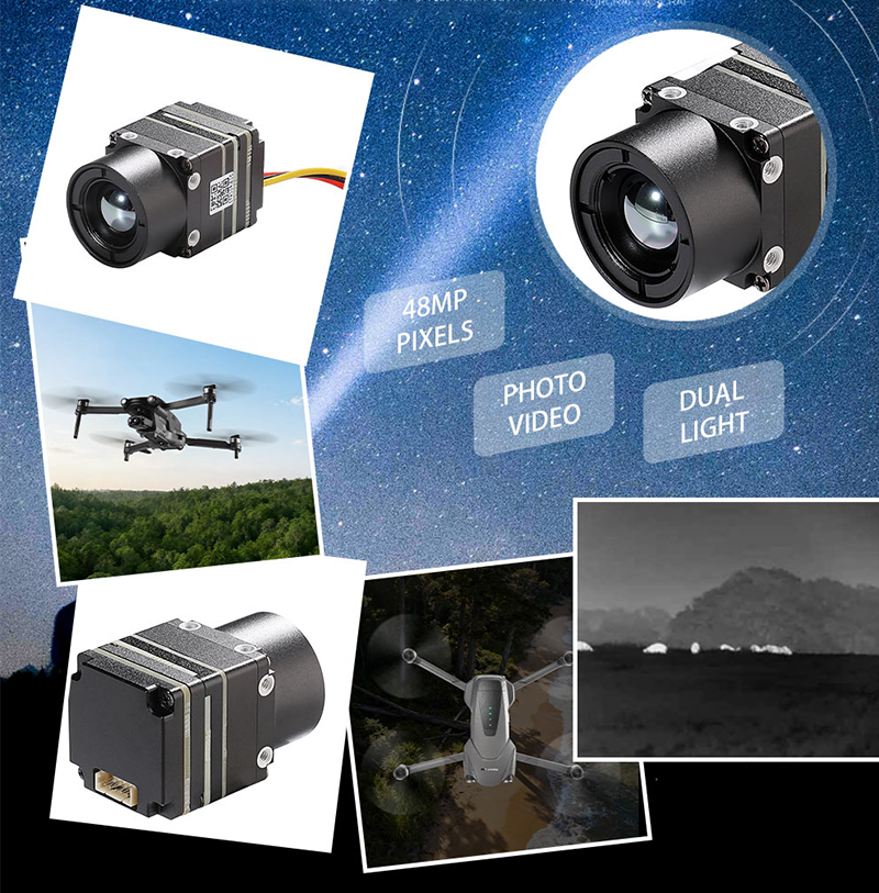 New Arrival 640x512 FPV Drone  - Drone Camera Thermal recension och pris
