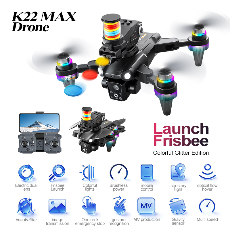 JCMO K22 MAX Frisbee Launch Dr - Drone Camera Professional recension och pris